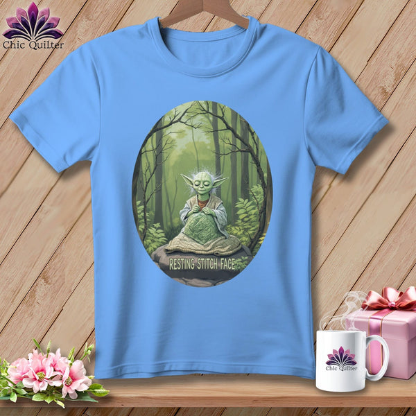 MyDesigns Physical Item S / Carolina Blue Yo-Yo-Da - Resting Stitch Face ~ Relaxed Fit Tee