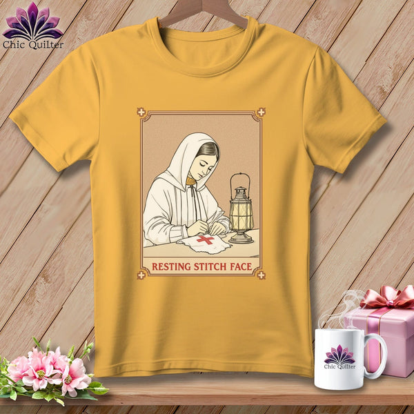 MyDesigns Physical Item S / Citrus Florence Needle-Gale - Resting Stitch Face ~ Premium Tee