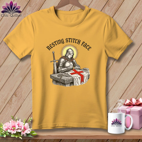 MyDesigns Physical Item S / Citrus Joan of Sew - Resting Stitch Face ~ Premium Tee