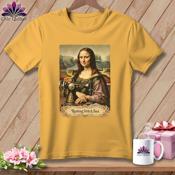 MyDesigns Physical Item S / Citrus Mona Sewsa - Resting Stitch Face ~ Premium Tee
