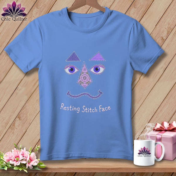 MyDesigns Physical Item S / Flo Blue All Tied Up - Resting Stitch Face ~ Premium Tee