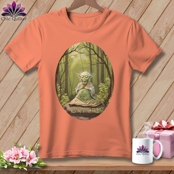 MyDesigns Physical Item S / Heather Sunset Yo-Yo-Da - Resting Stitch Face ~ Relaxed Fit Tee