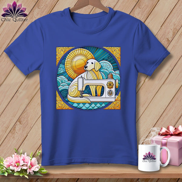 MyDesigns Physical Item S / Heather True Royal Puppy Companion ~ Relaxed Fit Tee