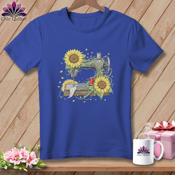 MyDesigns Physical Item S / Heather True Royal Seeds of Stitches ~ Relaxed Fit Tee