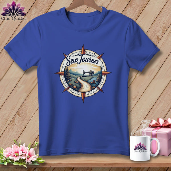 MyDesigns Physical Item S / Heather True Royal SewJourner ~ Relaxed Fit Tee