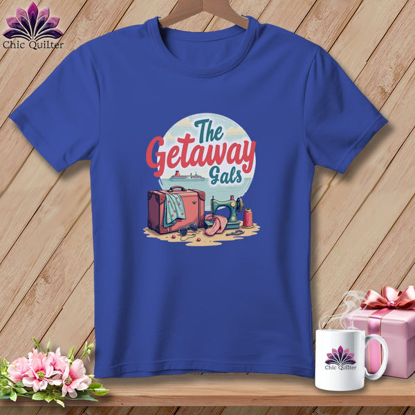 MyDesigns Physical Item S / Heather True Royal The Getaway Gals ~ Relaxed Fit Tee