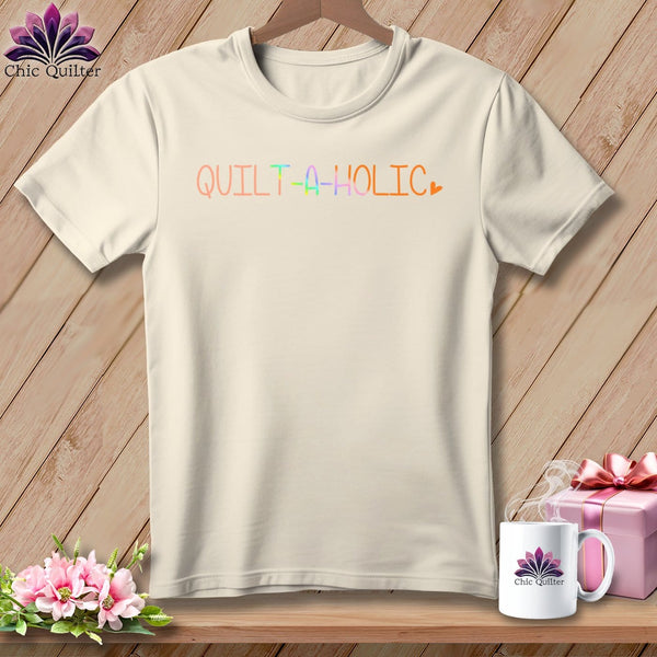 MyDesigns Physical Item S / Natural Quilt-A-Holic ~ Relaxed Fit Tee