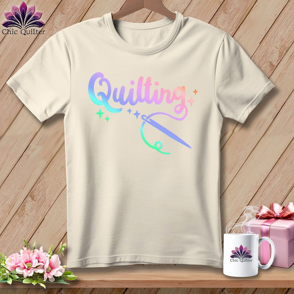 MyDesigns Physical Item S / Natural Quilting ~ Relaxed Fit Tee