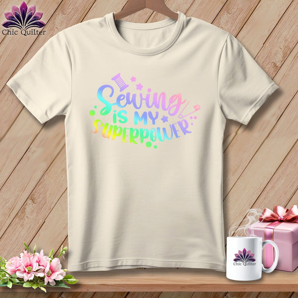 MyDesigns Physical Item S / Natural Sewing is My SuperPower ~ Relaxed Fit Tee