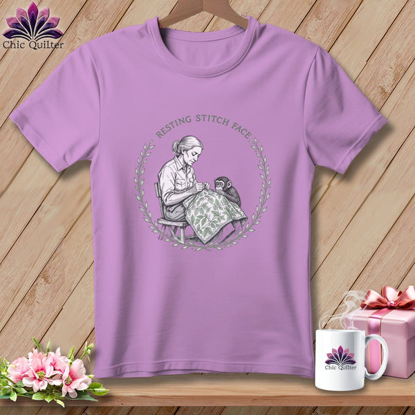 MyDesigns Physical Item S / Orchid Jane Good-stitch - Resting Stitch Face ~ Premium Tee