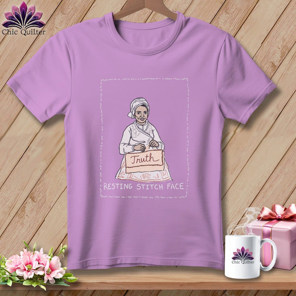 MyDesigns Physical Item S / Orchid Sewjourner Truth - Resting Stitch Face ~ Premium Tee