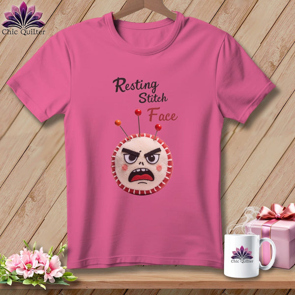 MyDesigns Physical Item S / Peony Back Off Bucco - Resting Stitch Face ~ Premium Tee