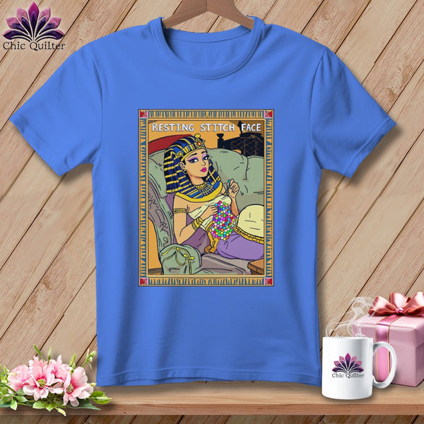 MyDesigns Physical Item S / Periwinkle Cleo Patch Ra - Resting Stitch Face ~ Premium Tee