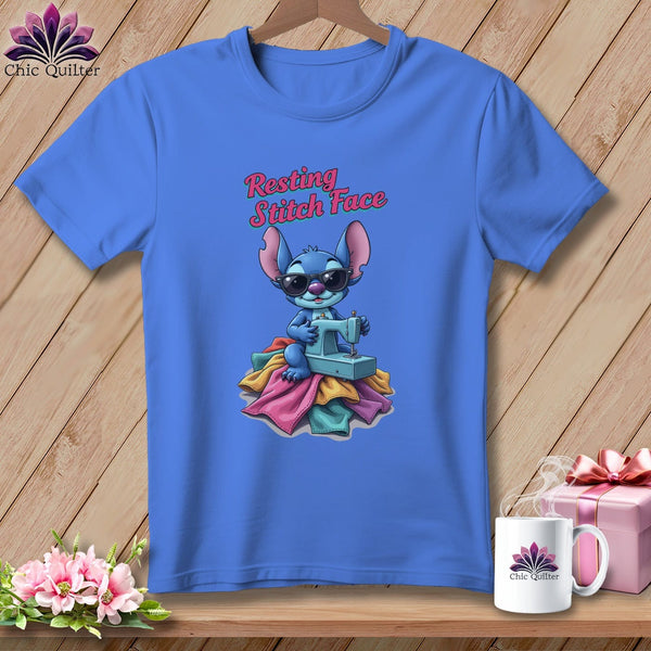 MyDesigns Physical Item S / Periwinkle Snither Stitcher - Resting Stitch Face ~ Premium Tee