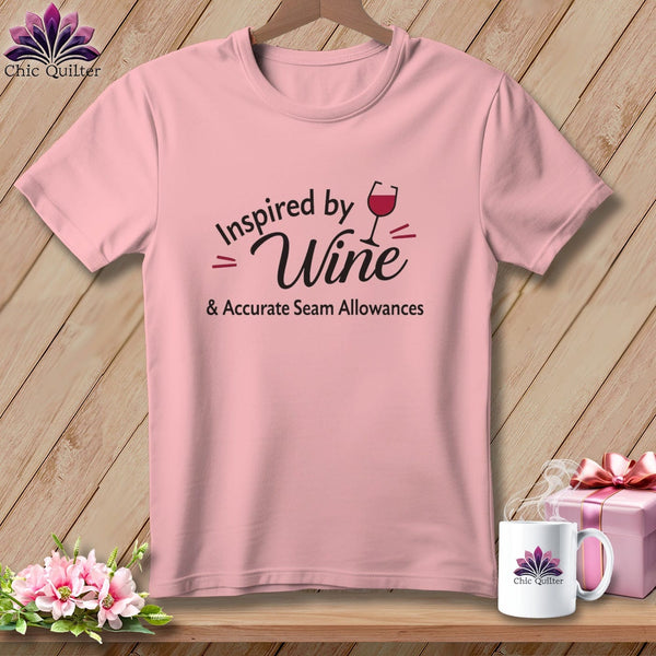 MyDesigns Physical Item S / Pink Inspired by Wine ~ Relaxed Fit Tee