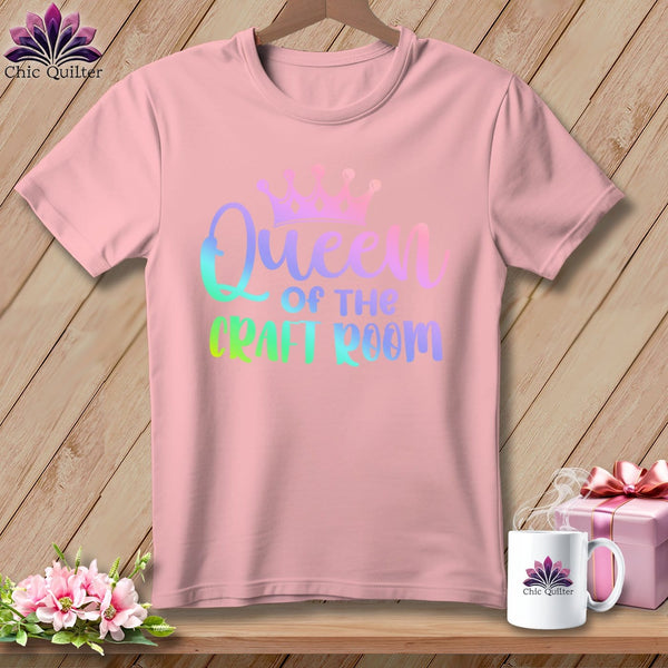 MyDesigns Physical Item S / Pink Queen of the Craft Room ~ Relaxed Fit Tee