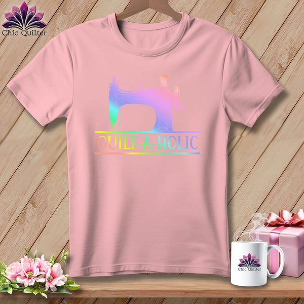 MyDesigns Physical Item S / Pink Quilt-a-Holic ~ Relaxed Fit Tee