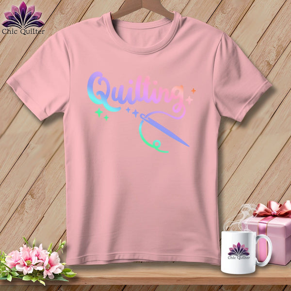 MyDesigns Physical Item S / Pink Quilting ~ Relaxed Fit Tee