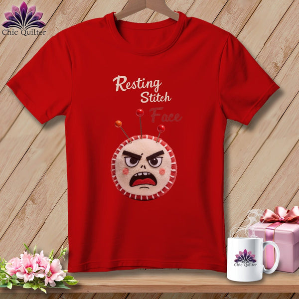 MyDesigns Physical Item S / Red Back Off Bucco - Resting Stitch Face ~ Relaxed Fit Tee