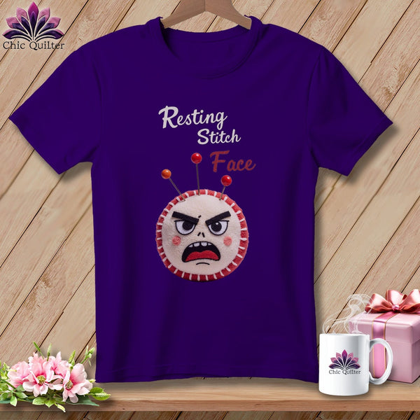 MyDesigns Physical Item S / Team Purple Back Off Bucco - Resting Stitch Face ~ Relaxed Fit Tee