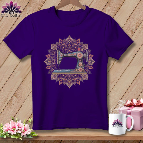 MyDesigns Physical Item S / Team Purple Boho Stitches ~ Relaxed Fit Tee