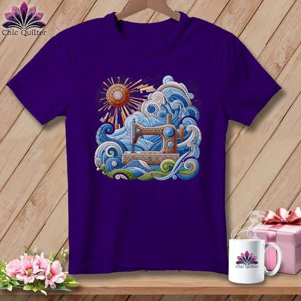 MyDesigns Physical Item S / Team Purple Breezy Quilting ~ Relaxed Fit Tee