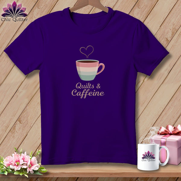 MyDesigns Physical Item S / Team Purple Cozy Quilter Mug ~ Relaxed Fit Tee