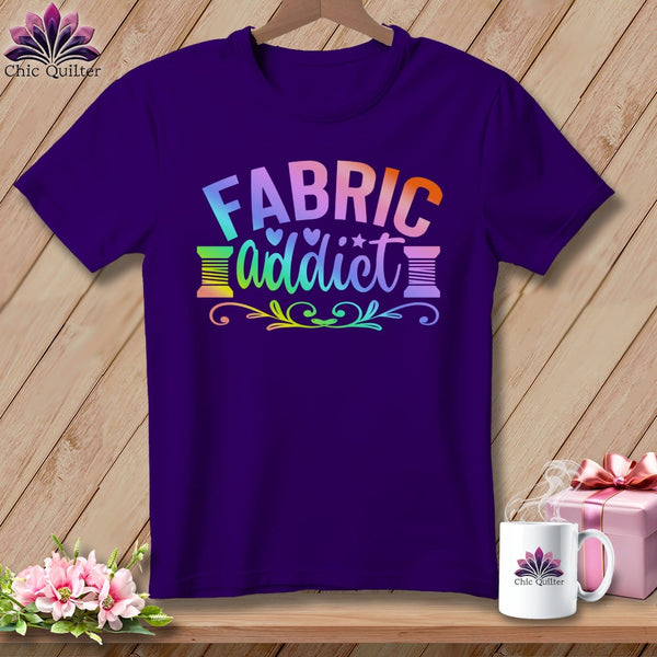 MyDesigns Physical Item S / Team Purple Fabric Addict ~ Relaxed Fit Tee