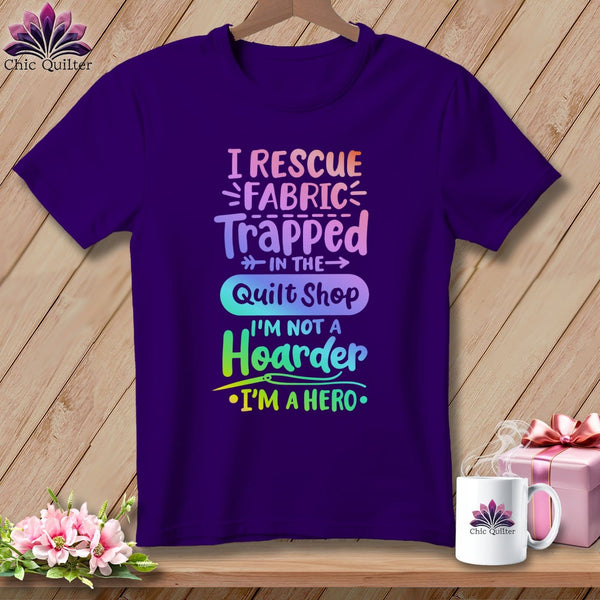 MyDesigns Physical Item S / Team Purple I Rescue Fabric Trapped ~ Relaxed Fit Tee