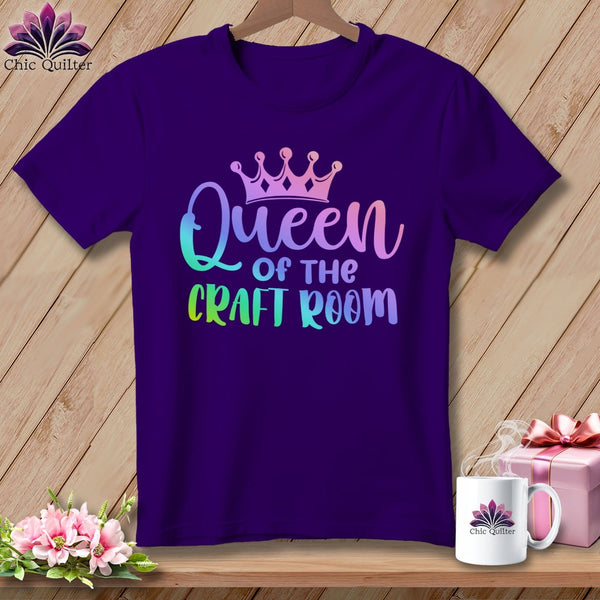 MyDesigns Physical Item S / Team Purple Queen of the Craft Room ~ Relaxed Fit Tee