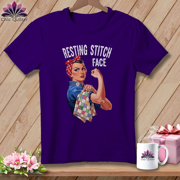 MyDesigns Physical Item S / Team Purple Rosie the Binder - Resting Stitch Face ~ Relaxed Fit Tee