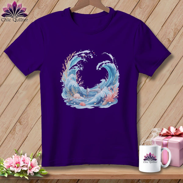 MyDesigns Physical Item S / Team Purple Seaside Sewing ~ Relaxed Fit Tee