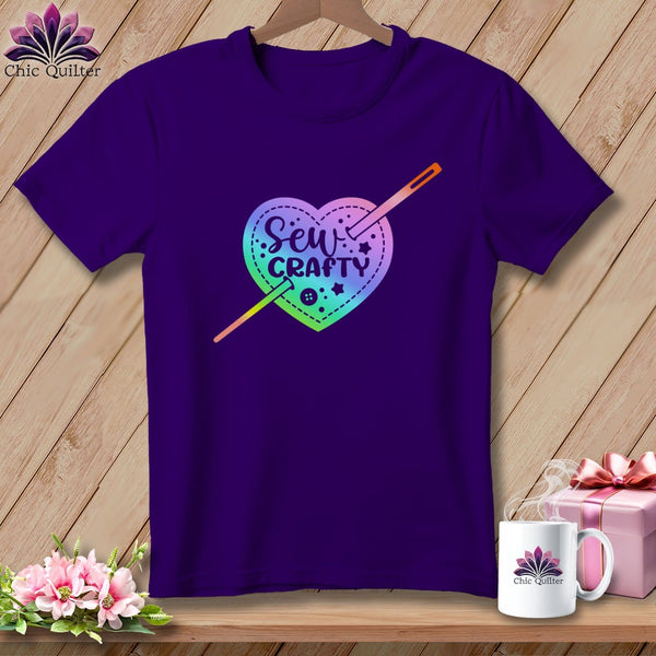 MyDesigns Physical Item S / Team Purple Sew Crafty ~ Relaxed Fit Tee