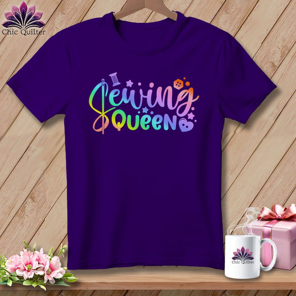MyDesigns Physical Item S / Team Purple Sewing Queen ~ Relaxed Fit Tee