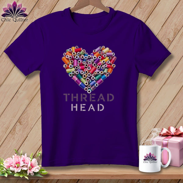 MyDesigns Physical Item S / Team Purple Thread Head ~ Relaxed Fit Tee