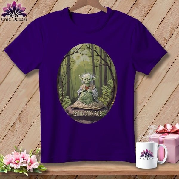 MyDesigns Physical Item S / Team Purple Yo-Yo-Da - Resting Stitch Face ~ Relaxed Fit Tee