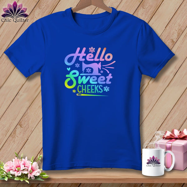 MyDesigns Physical Item S / True Royal Hello Sweet Cheeks ~ Relaxed Fit Tee