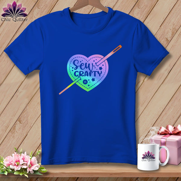 MyDesigns Physical Item S / True Royal Sew Crafty ~ Relaxed Fit Tee