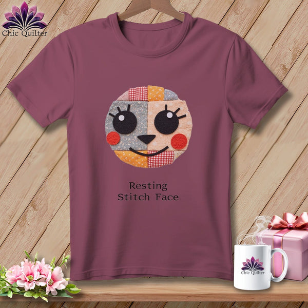 MyDesigns Physical Item S / Vineyard Cheeky - Resting Stitch Face ~ Premium Tee