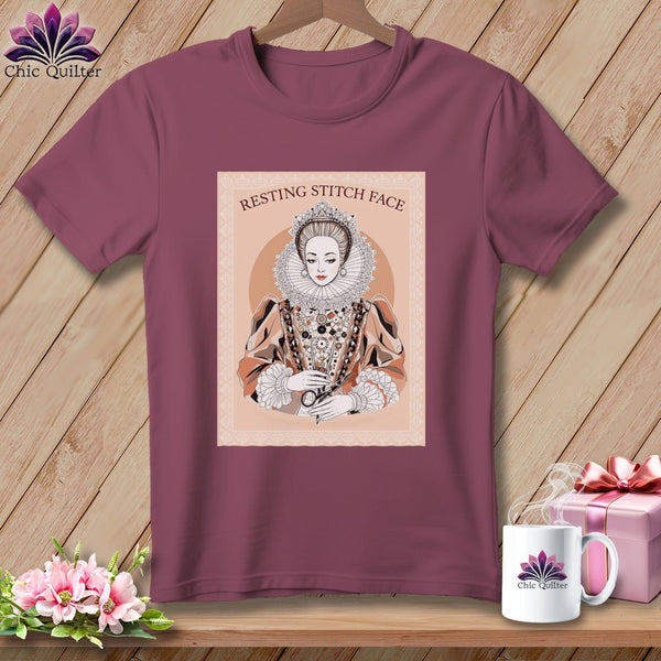 MyDesigns Physical Item S / Vineyard Queen Eliza Stitch - Resting Stitch Face ~ Premium Tee