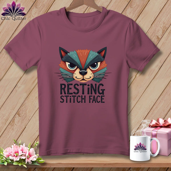MyDesigns Physical Item S / Vineyard Stitch Face - Resting Stitch Face ~ Premium Tee