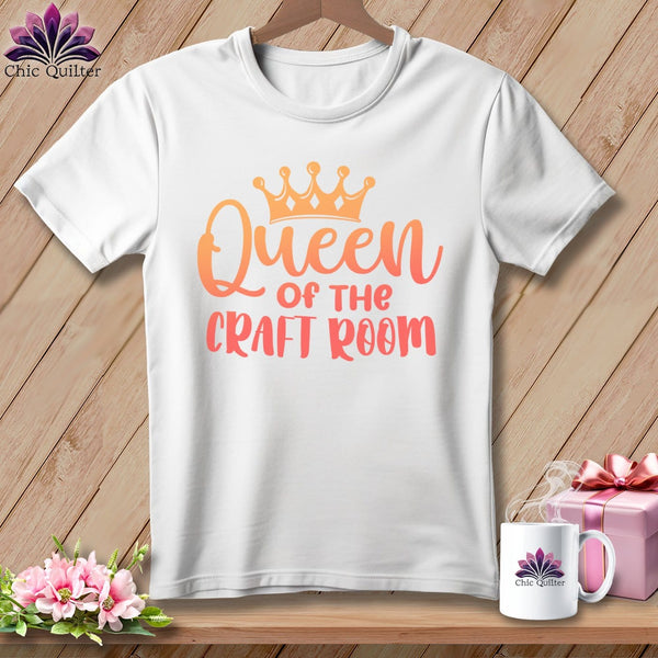 MyDesigns Physical Item S / White Queen of the Craft Room ~ Relaxed Fit Tee