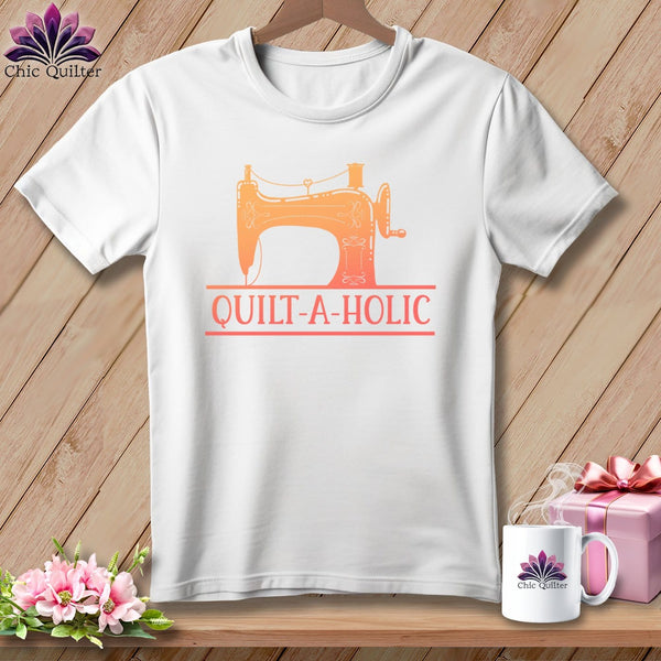 MyDesigns Physical Item S / White Quilt-a-Holic ~ Relaxed Fit Tee