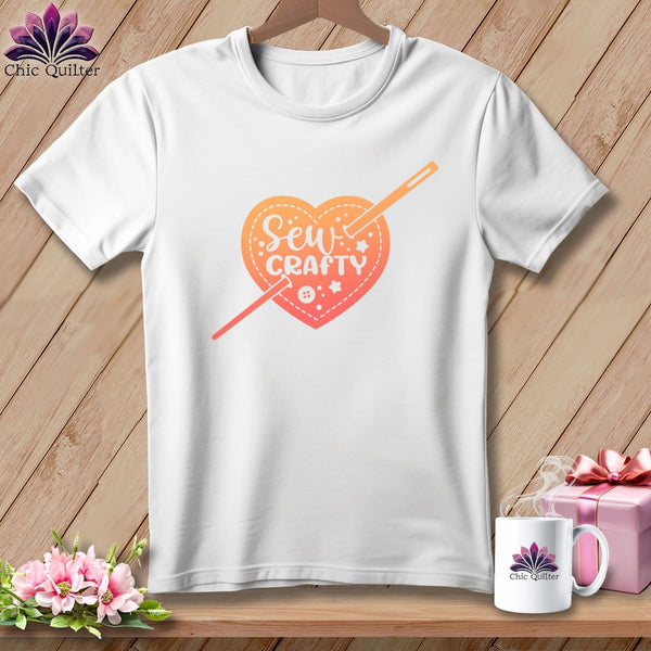 MyDesigns Physical Item S / White Sew Crafty ~ Relaxed Fit Tee