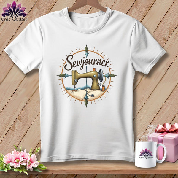MyDesigns Physical Item S / White Stitchers Journey ~ Relaxed Fit Tee