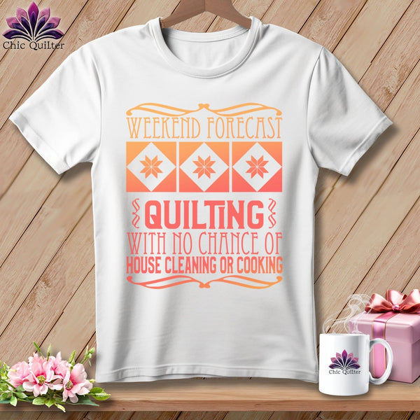 MyDesigns Physical Item S / White Weekend Forecast ~ Relaxed Fit Tee