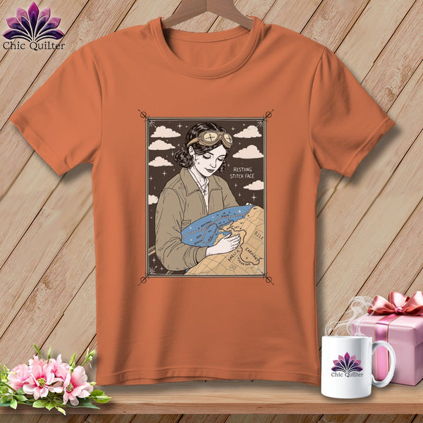 MyDesigns Physical Item S / Yam Amelia SewHearts - Resting Stitch Face ~ Premium Tee