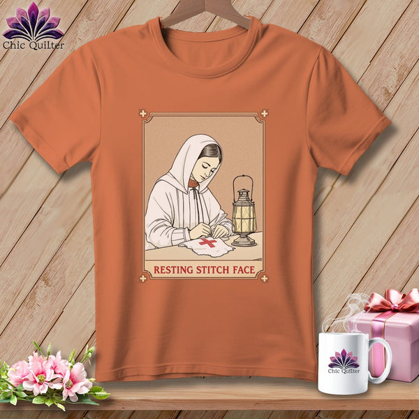 MyDesigns Physical Item S / Yam Florence Needle-Gale - Resting Stitch Face ~ Premium Tee