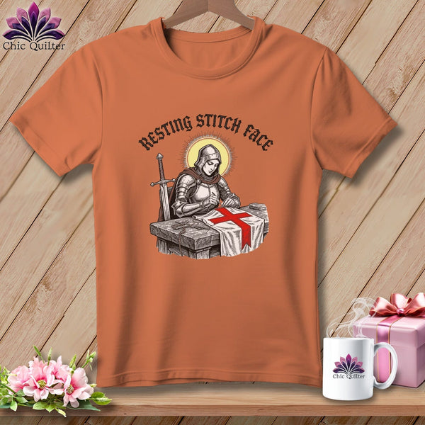 MyDesigns Physical Item S / Yam Joan of Sew - Resting Stitch Face ~ Premium Tee