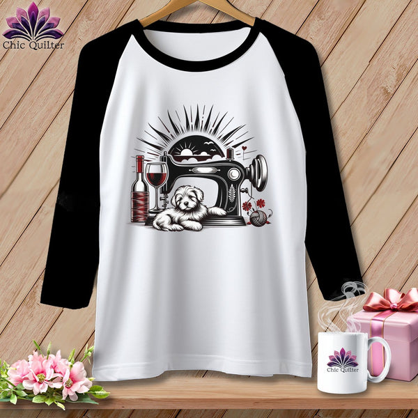 MyDesigns Physical Item White/Black / S My Favorite Things ~ Raglan 3/4 Sleeve Tee